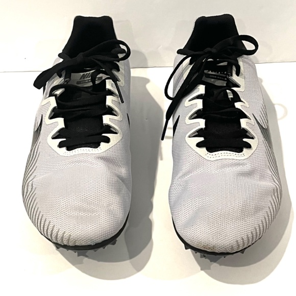 Men's White Nike Zoom Rival M 9  Track Shoe - AH1020-005 (2021) - Picture 3 of 8